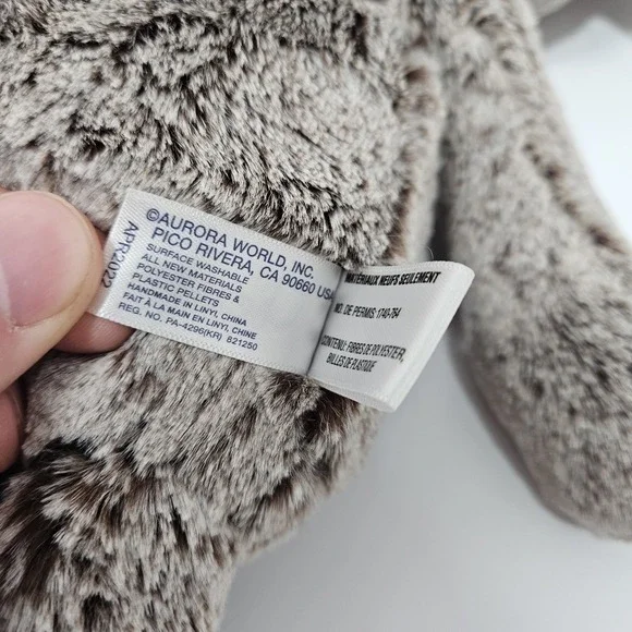 Aurora Moose with Antlers Chester Cuddly Plush Stuffed Animal Brown 14" Rare - Picture 4 of 9